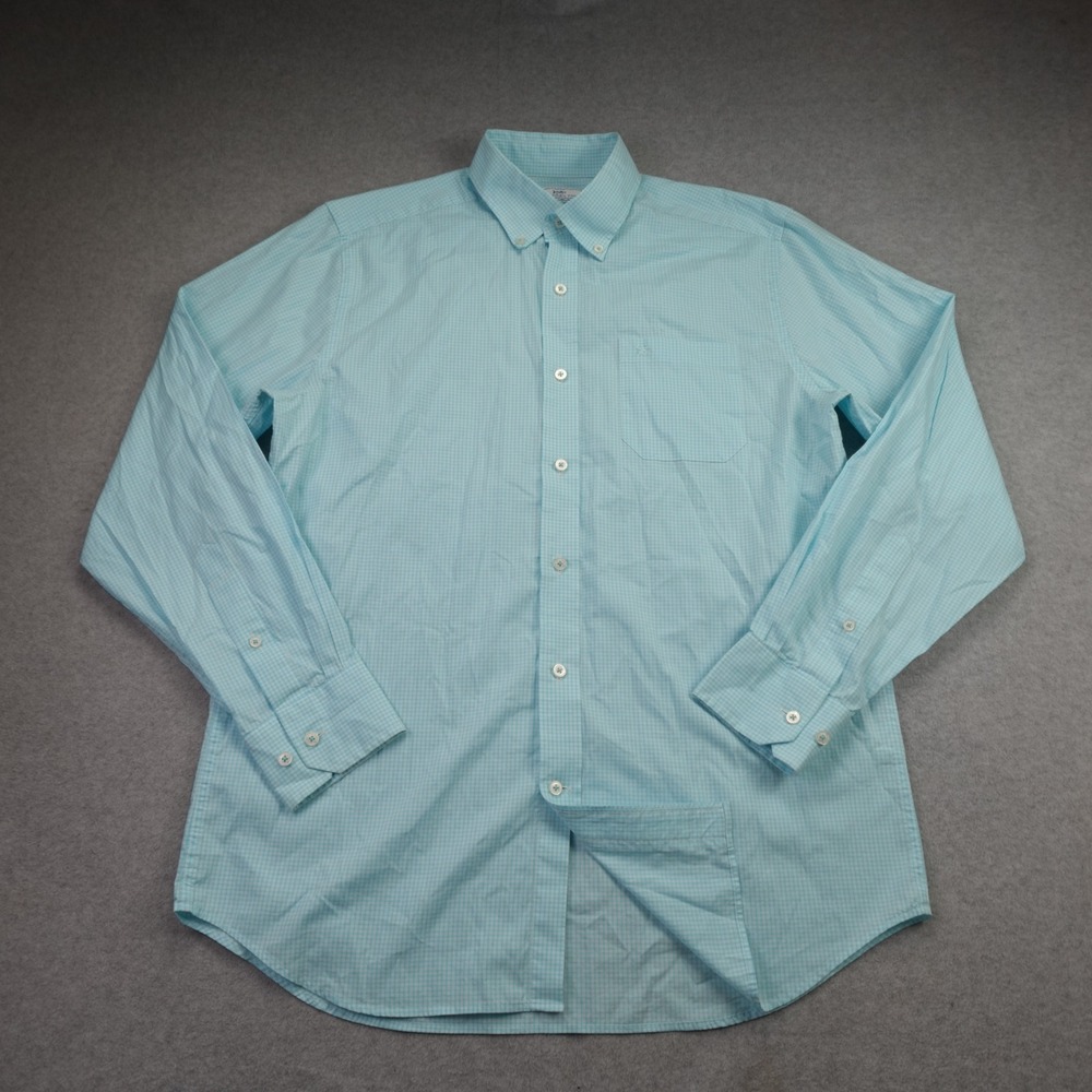 Southern Tide Shirt Mens M Blue Gingham Classic Fit Button Down Long Sleeve